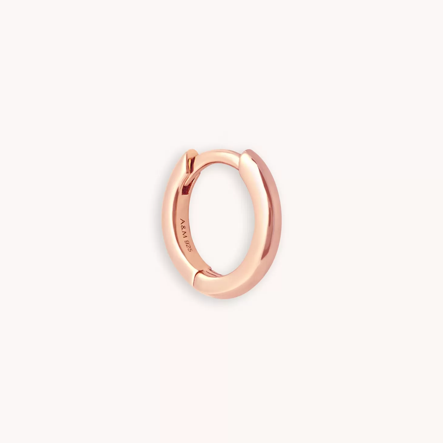 Astrid & Miyu Essential 8Mm Hoop In Rose Gold 18K Rose Gold Plated Sterling Silver Hot