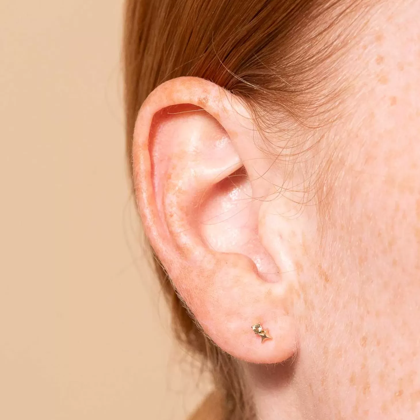 Astrid & Miyu November Birthstone Earrings In Solid Gold 14K Gold Sale