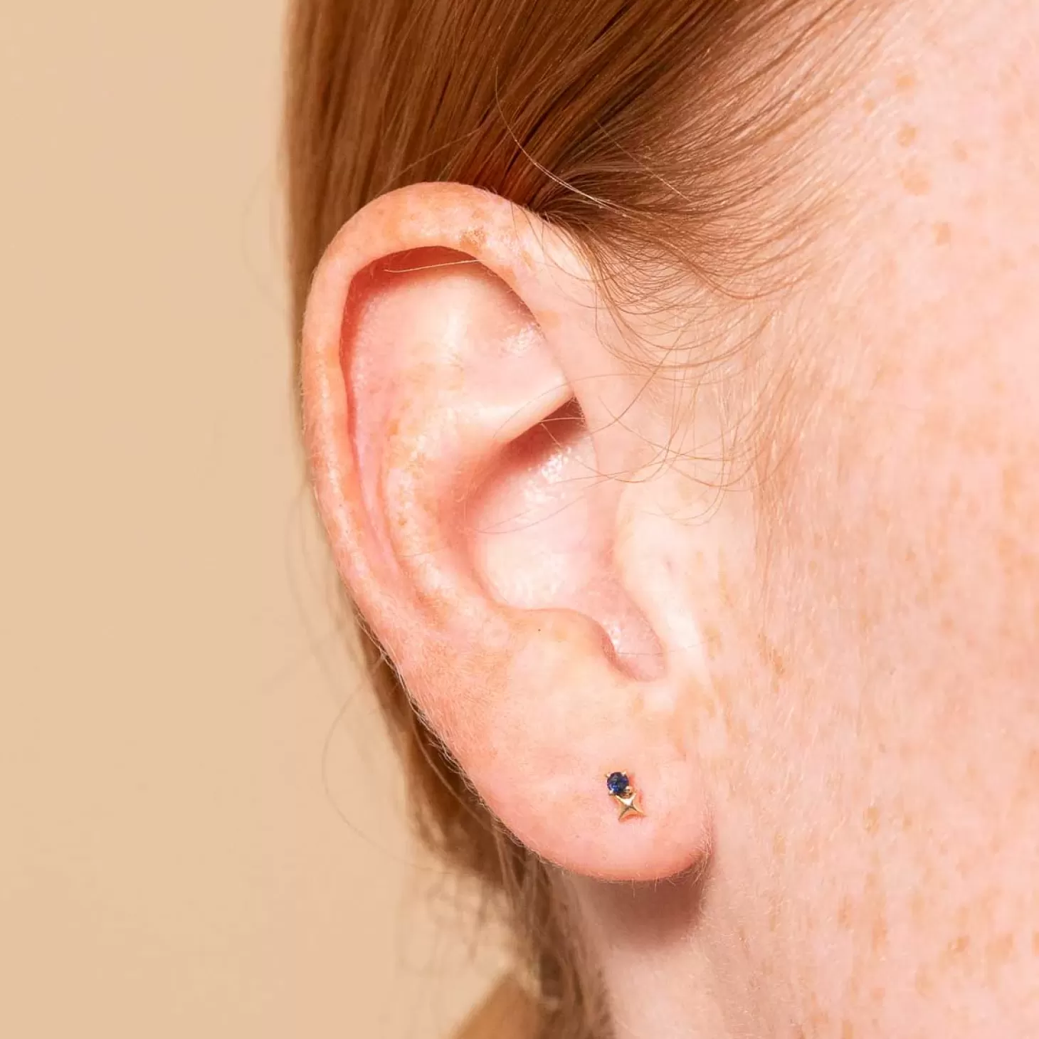 Astrid & Miyu September Birthstone Earrings In Solid Gold 14K Gold Shop
