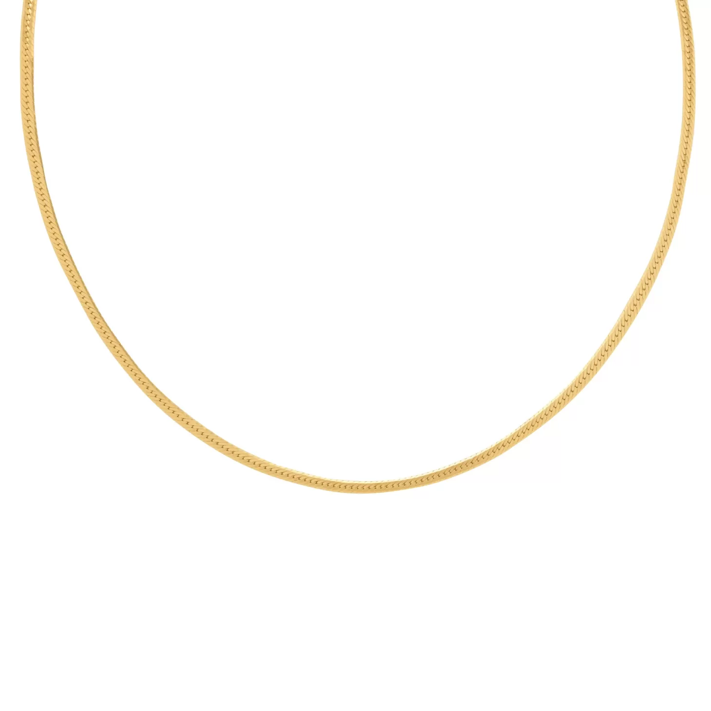 Astrid & Miyu Snake Chain Necklace In Gold 18K Gold Plated Cheap