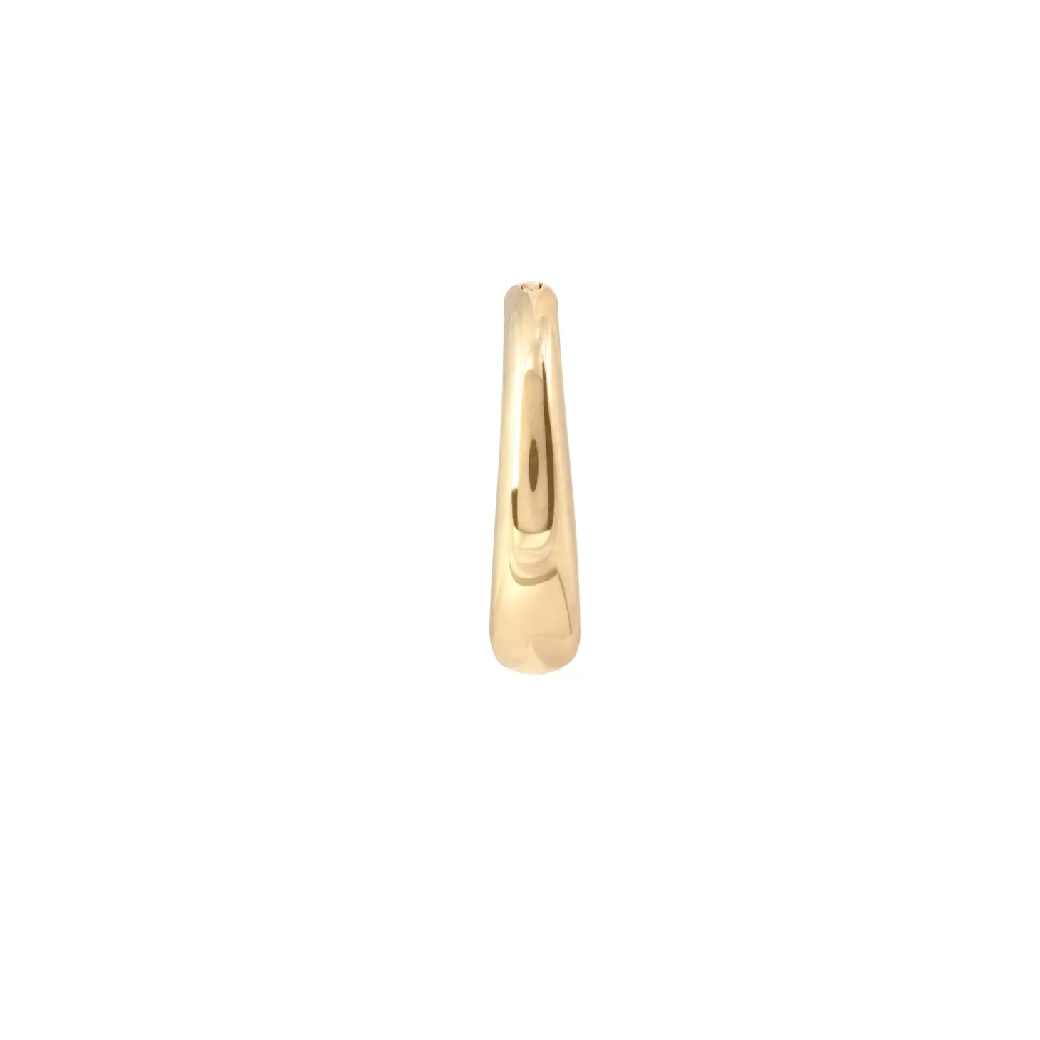 Astrid & Miyu Solid Gold Graduated Rook Hoop 14K Gold Outlet