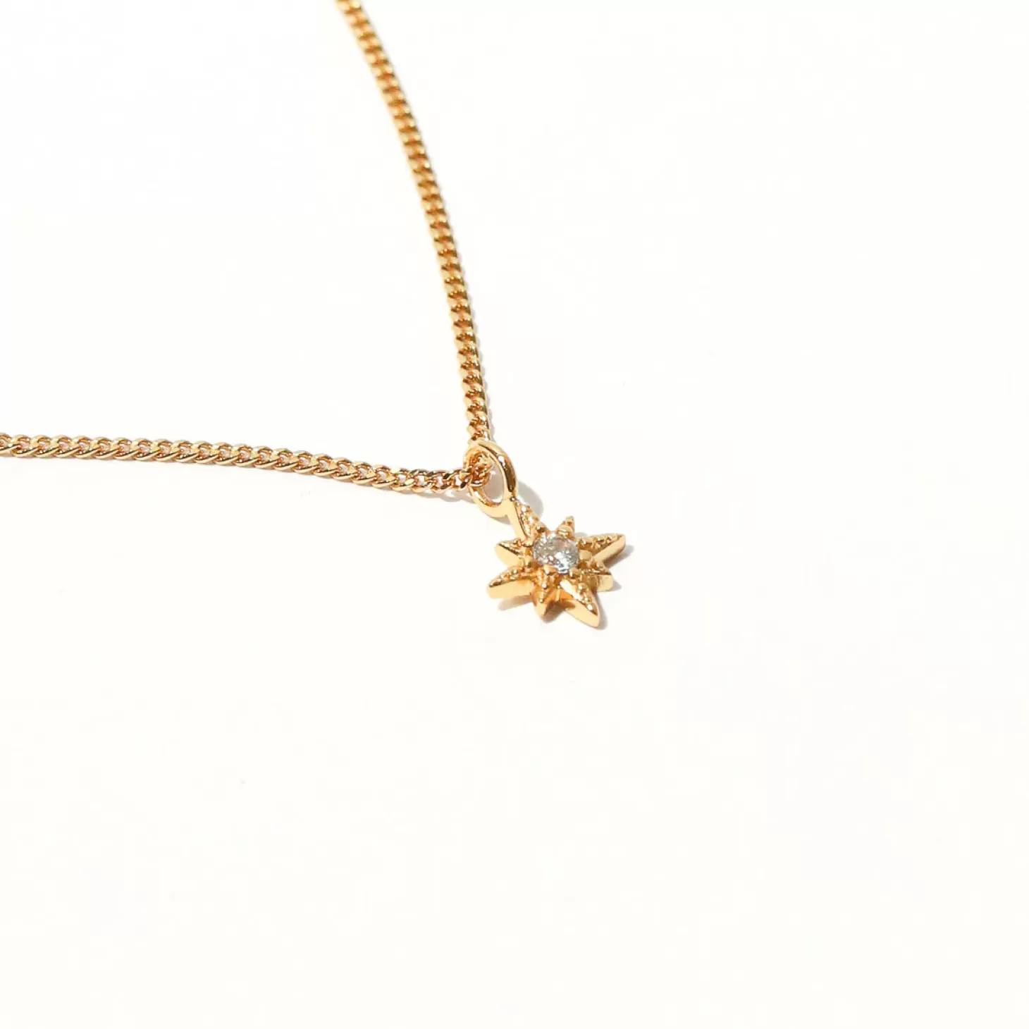 Astrid & Miyu Twilight Star Pendant Necklace In Gold 18K Gold Plated Sterling Silver Store